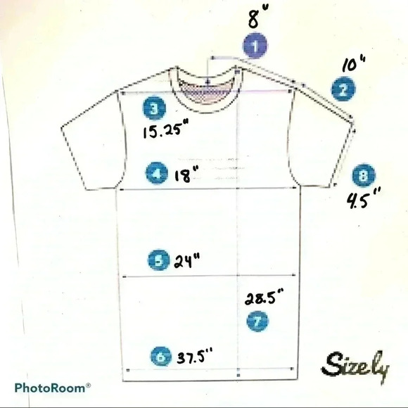 LuLaRoe Floral Perfect T - Picture 8 of 8